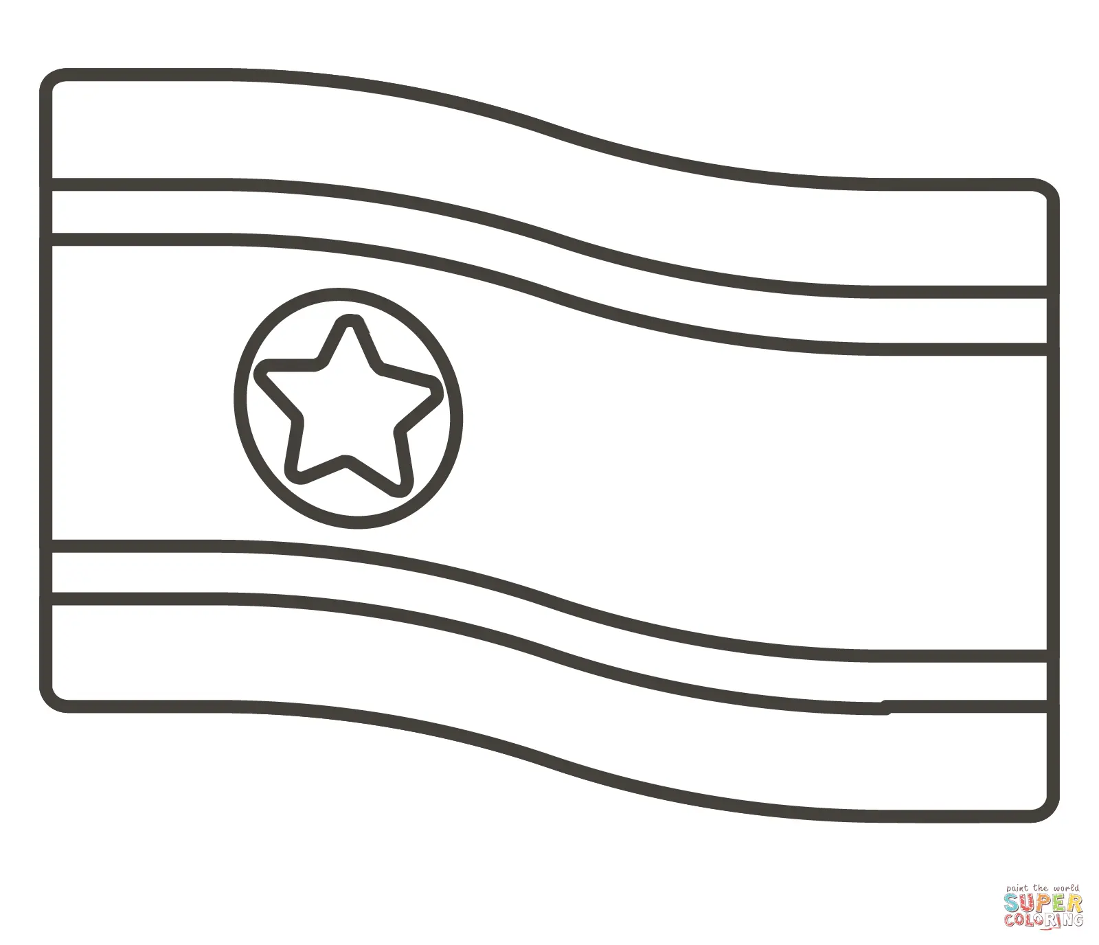 Corea para Colorear 1
