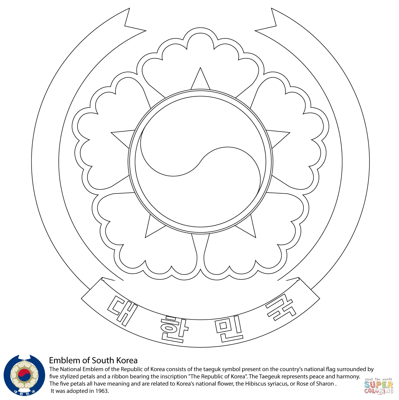 Corea para Colorear 11