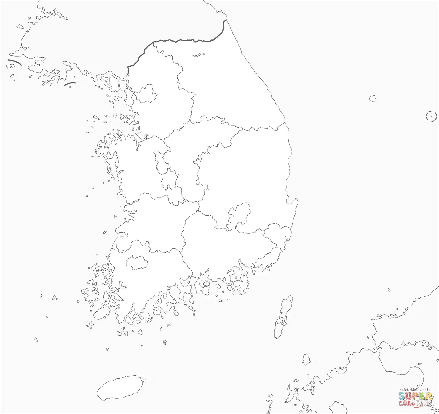 Corea para Colorear 9