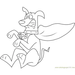 Krypto para Colorear 11