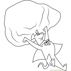 Krypto para Colorear 4