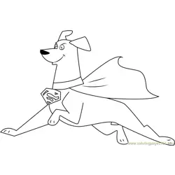 Krypto para Colorear 5
