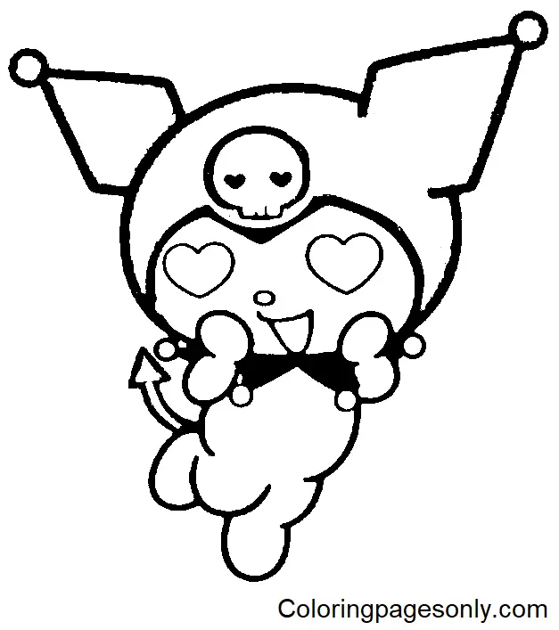 Kuromi Coloring Pages 11