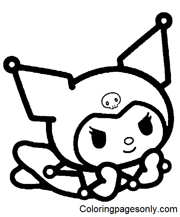 Desenhos de Kuromi Para Colorir 22