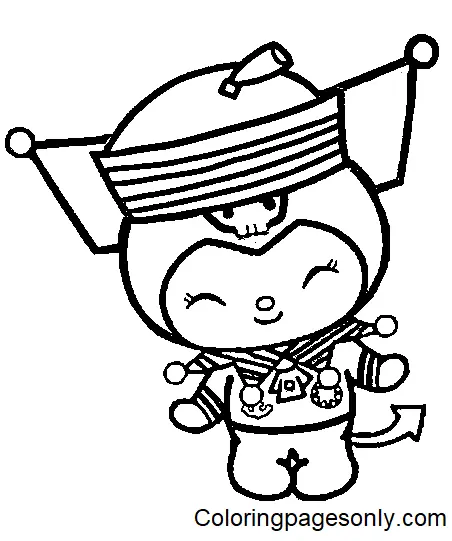 Kuromi Coloring Pages 33