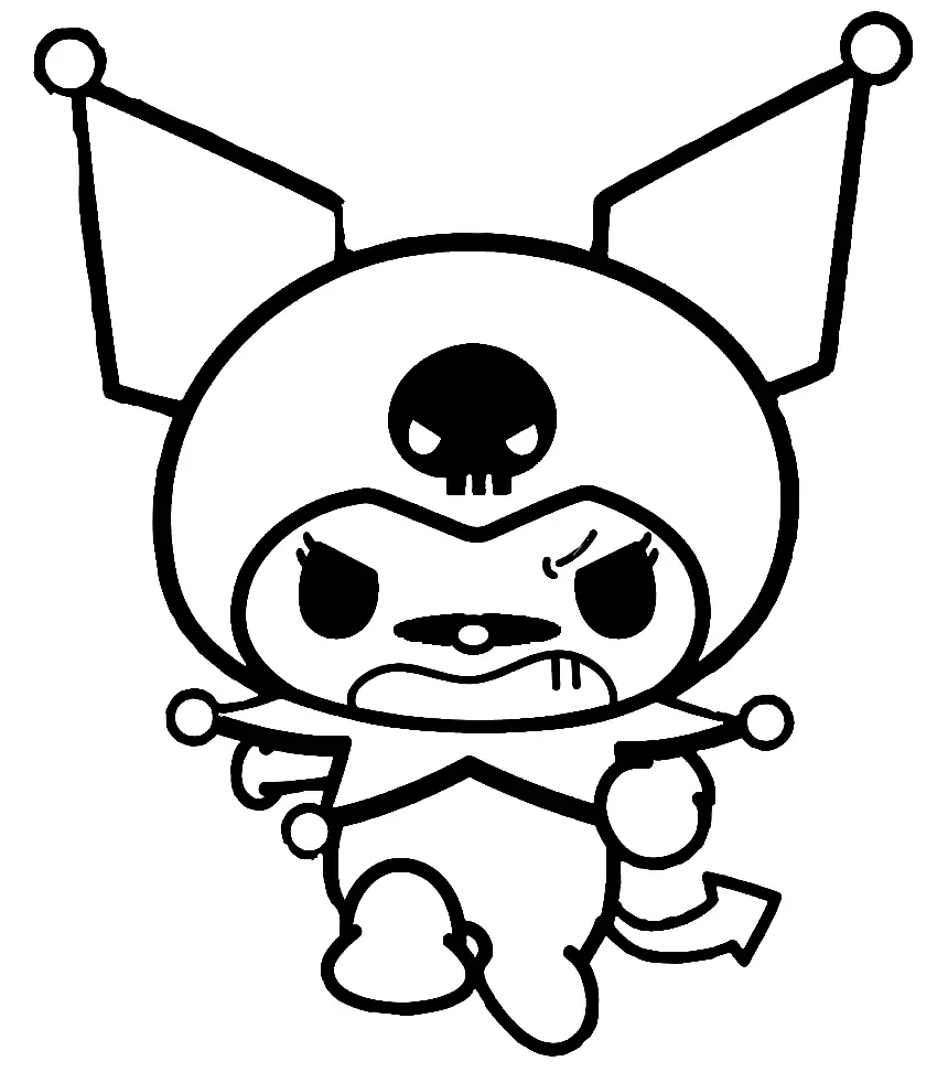 Kuromi Ausmalbilder 52