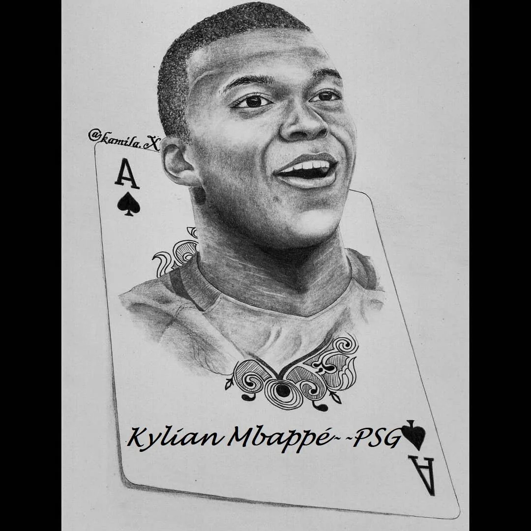 Desenhos de Kylian Mbappe Para Colorir 5