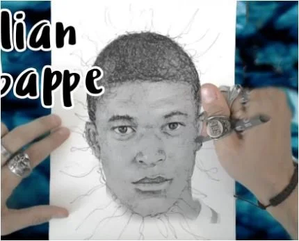 Desenhos de Kylian Mbappe Para Colorir 9