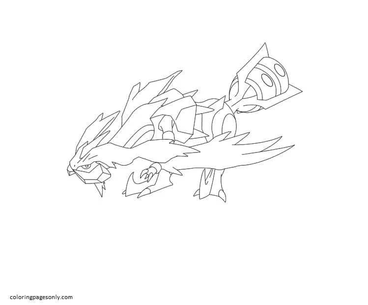 Kyurem Coloring Pages