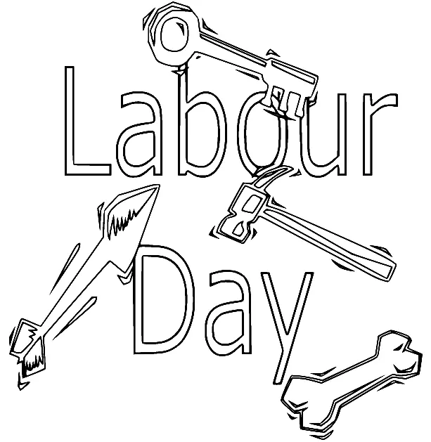 Labor Day Coloring Pages 13