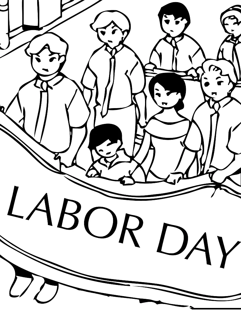 Labor Day Coloring Pages 15