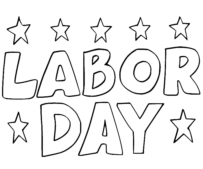 Labor Day Coloring Pages 17