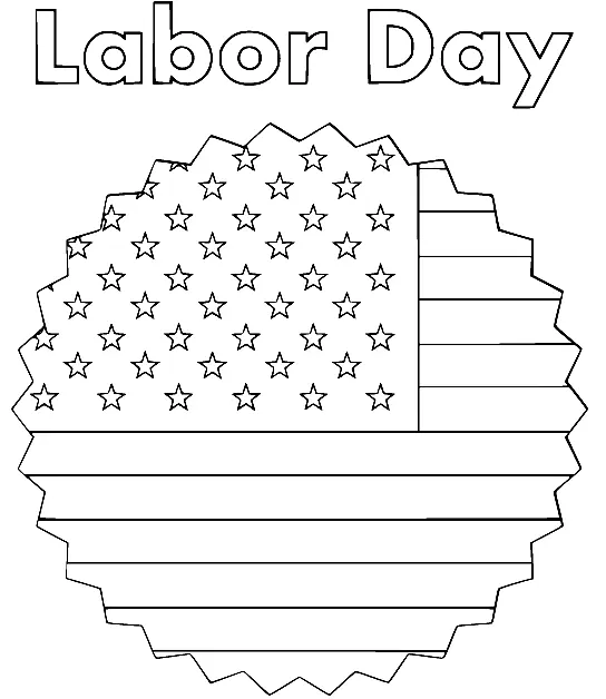 Labor Day Coloring Pages 19