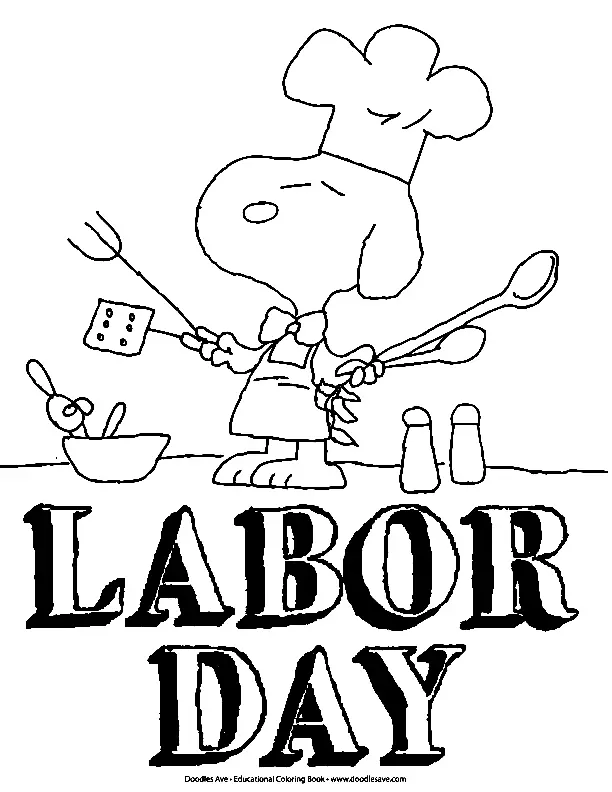 Labor Day Coloring Pages 28