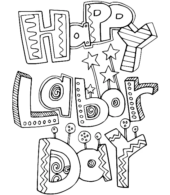 Labor Day Coloring Pages 29