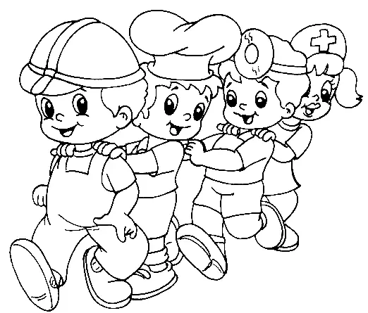 Labor Day Coloring Pages 3