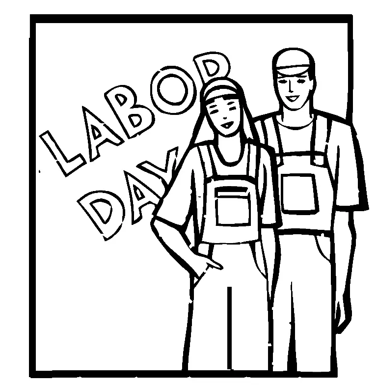 Labor Day Coloring Pages 30