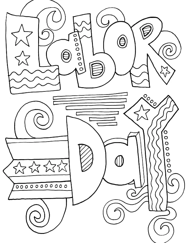 Labor Day Coloring Pages 34