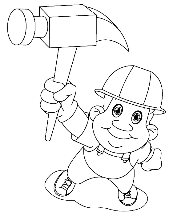 Labor Day Coloring Pages 6