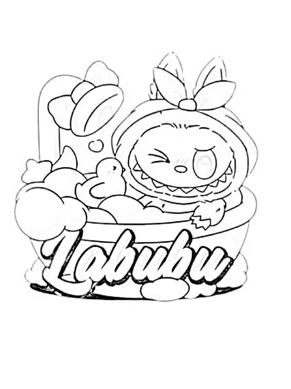 Labubu Para Colorir 60