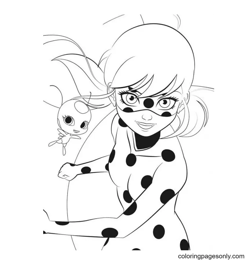 Ladybug Y Cat Noir Para Colorear 18