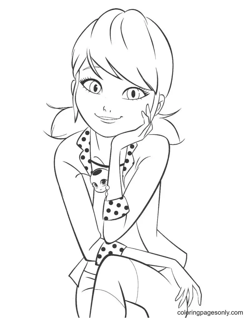 Ladybug Y Cat Noir Para Colorear 19