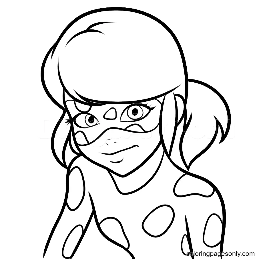 Ladybug Y Cat Noir Para Colorear 3