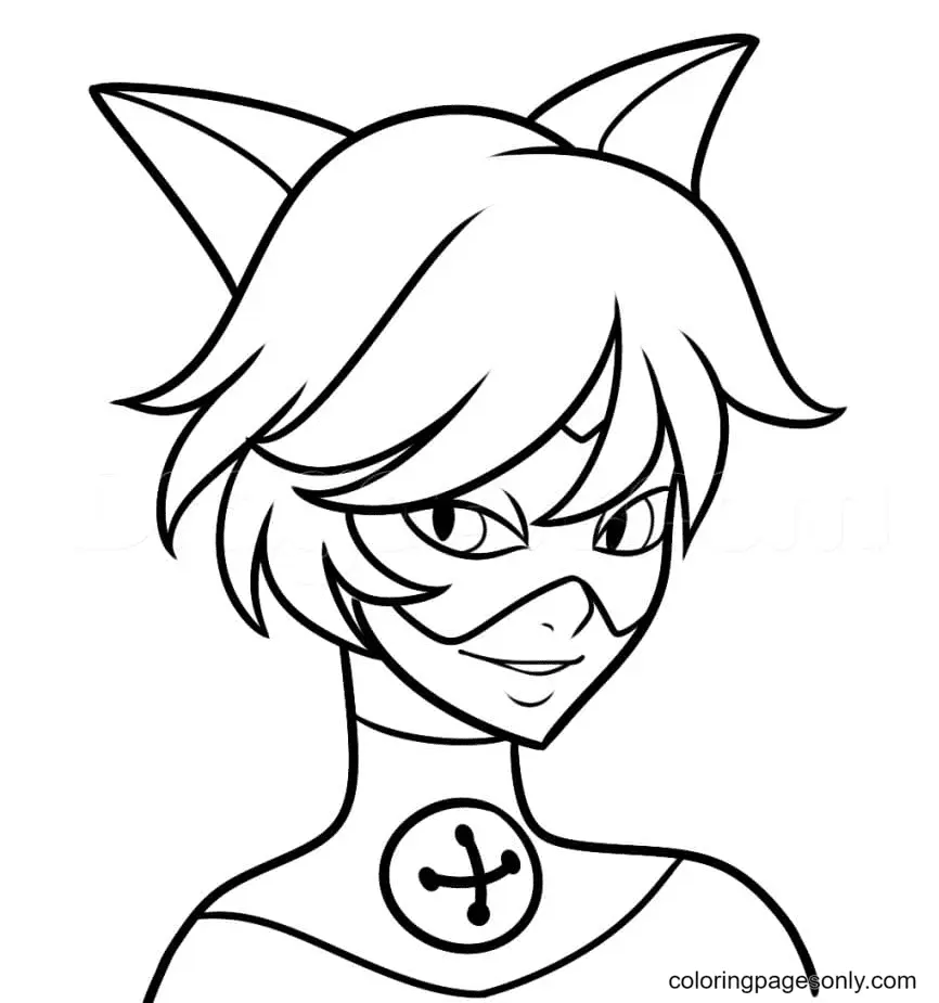 Ladybug Y Cat Noir Para Colorear 36