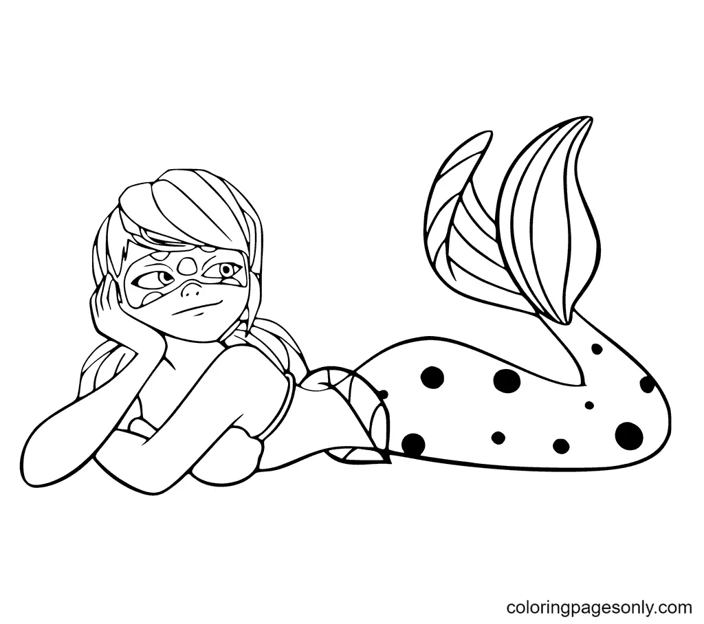 Ladybug Y Cat Noir Para Colorear 37