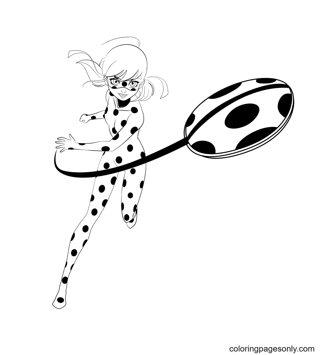Ladybug and Cat Noir Coloring Pages 44