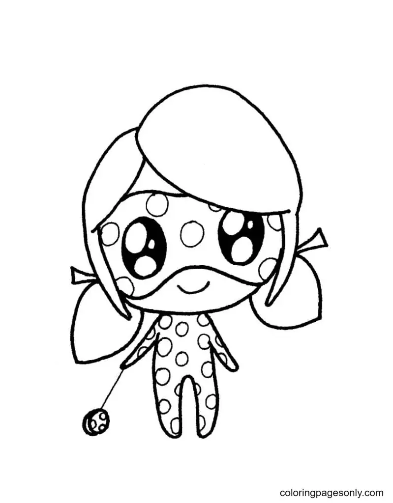 Ladybug Y Cat Noir Para Colorear 45
