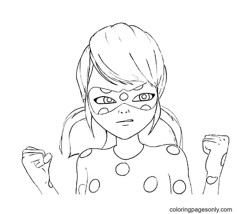 Ladybug Y Cat Noir Para Colorear 49