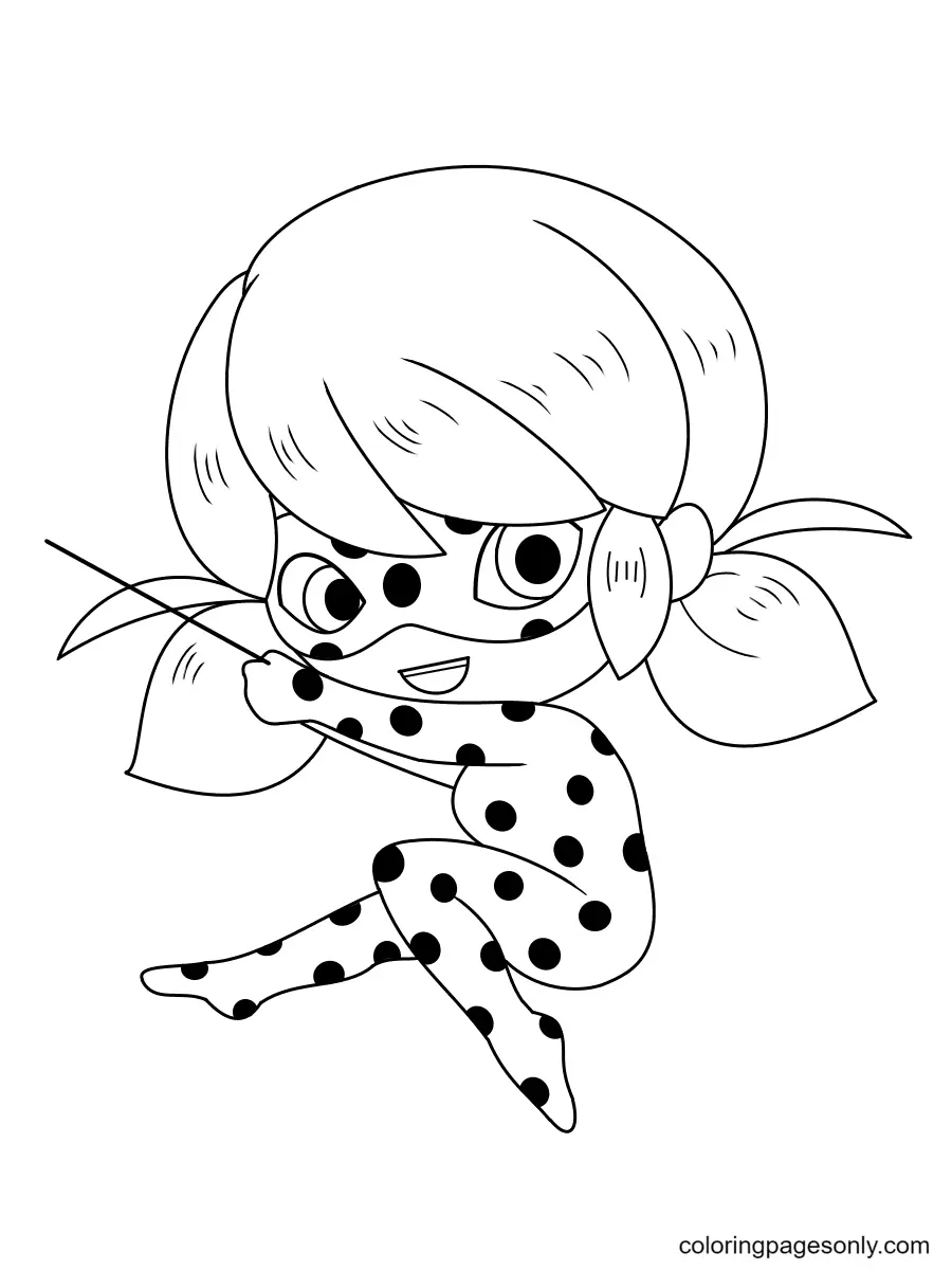 Ladybug Y Cat Noir Para Colorear 55