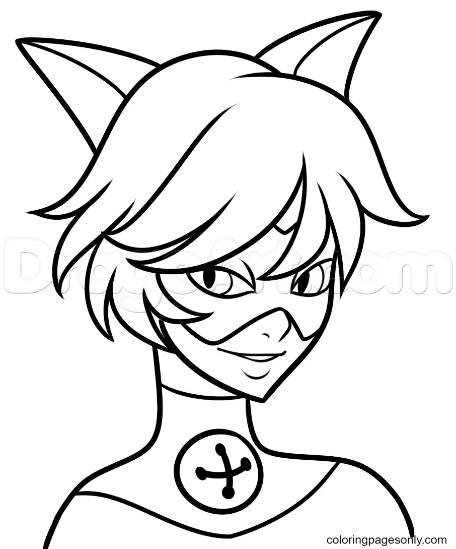 Ladybug Y Cat Noir Para Colorear 69