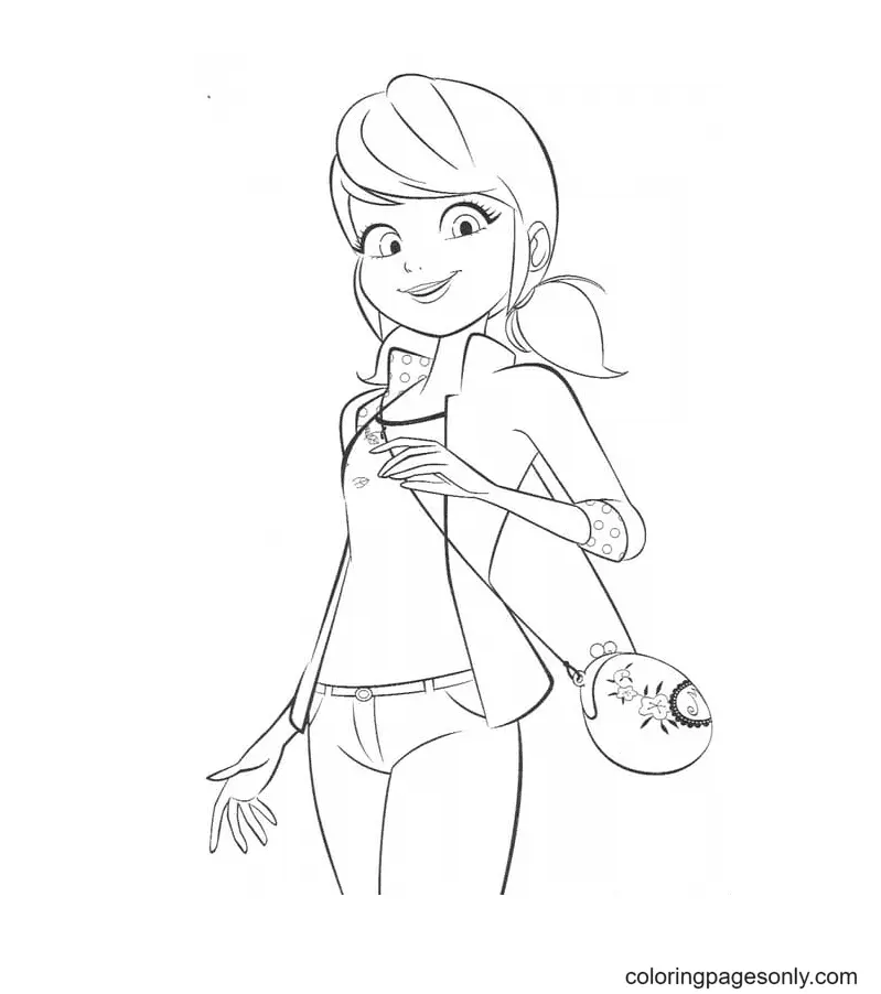 Ladybug Y Cat Noir Para Colorear 74
