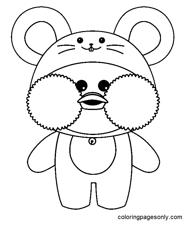 LalaFanfan Duck Coloring Pages 10