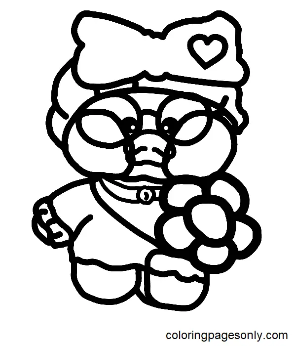 LalaFanfan Duck Coloring Pages 14