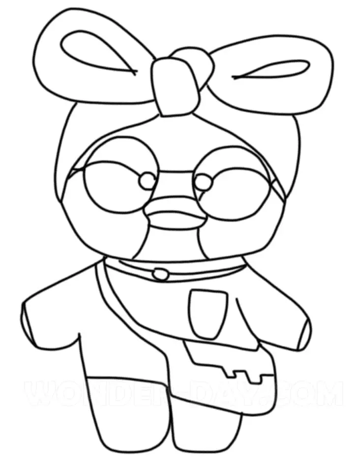 LalaFanfan Duck Coloring Pages 18