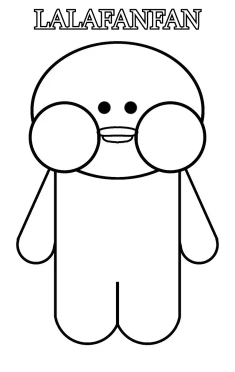 LalaFanfan Duck Coloring Pages 19