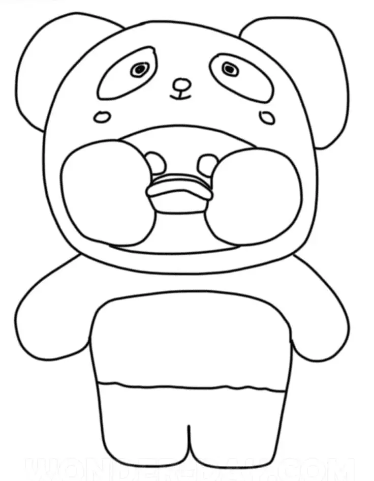 LalaFanfan Duck Coloring Pages 20