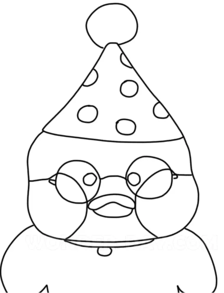 LalaFanfan Duck Coloring Pages 22
