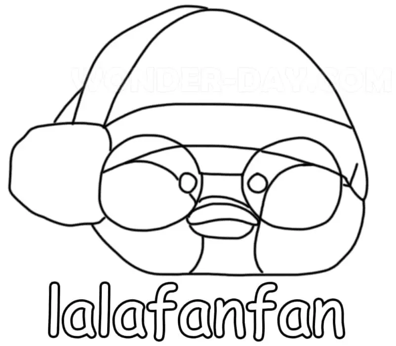 LalaFanfan Duck Coloring Pages 26