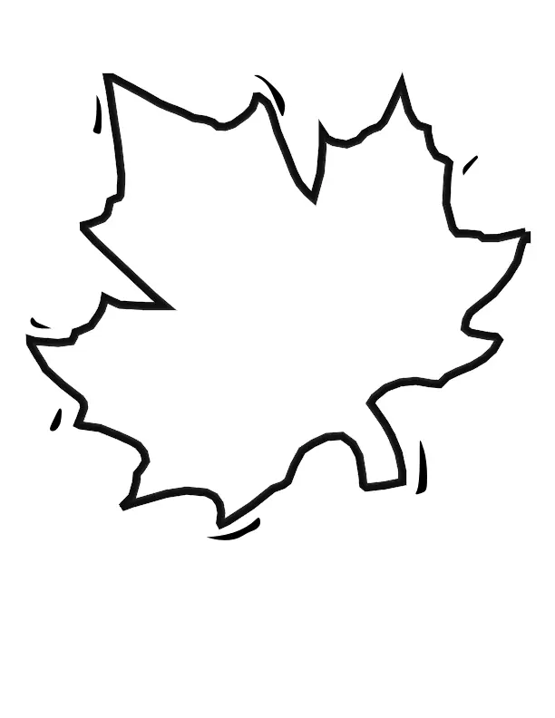 Desenhos de Folhas Para Colorir 42