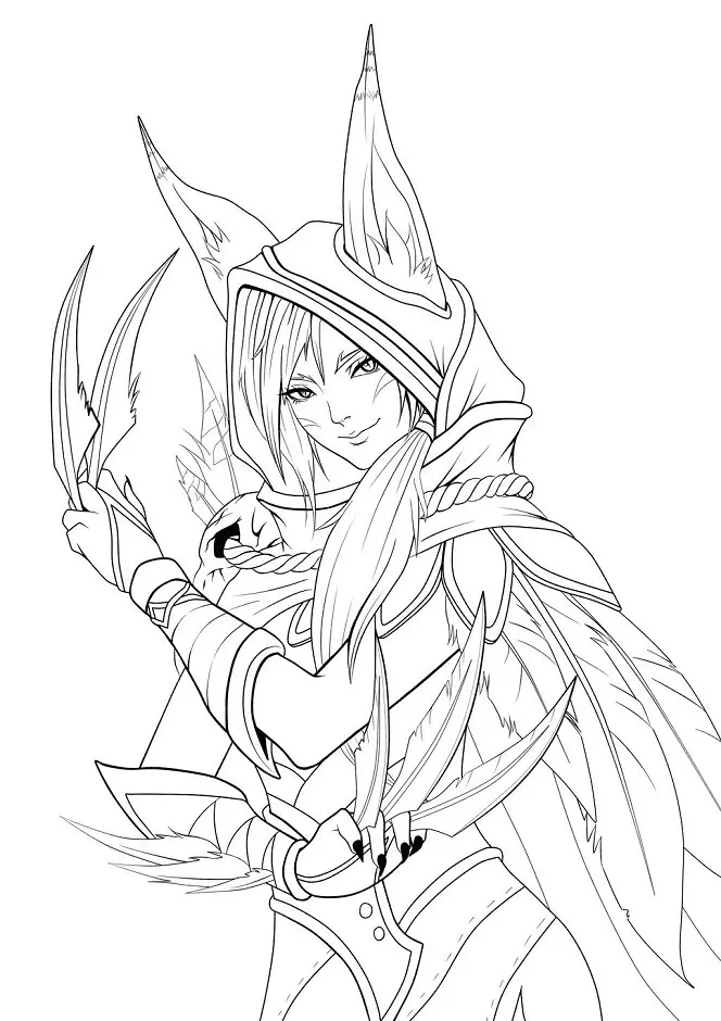Ausmalbilder League of Legends 11