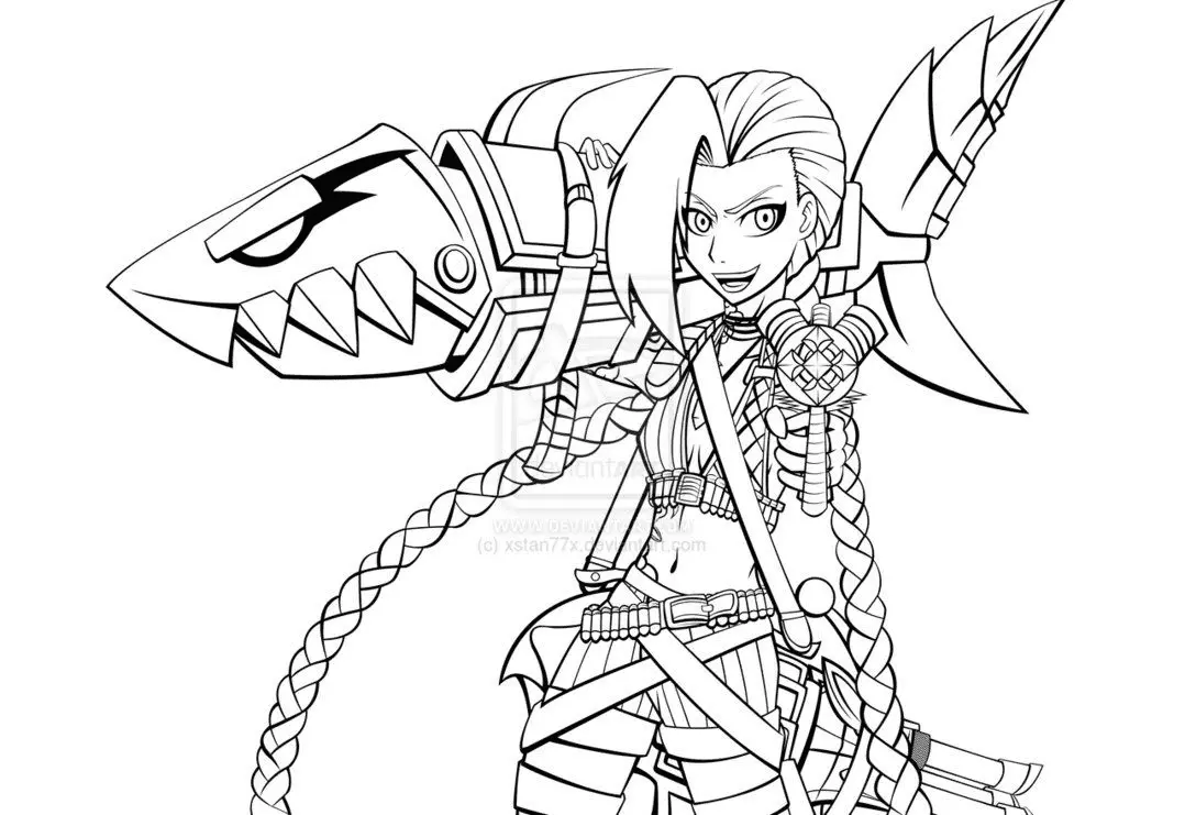 Ausmalbilder League of Legends 2