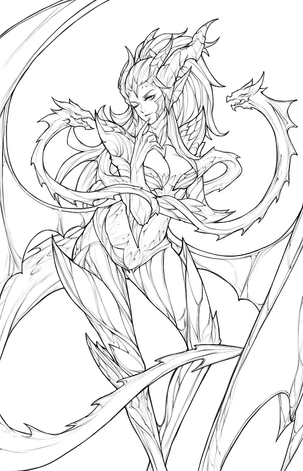 Ausmalbilder League of Legends 36