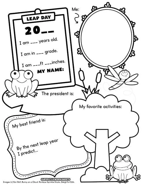 Desenhos de Ano Bissexto Para Colorir 18