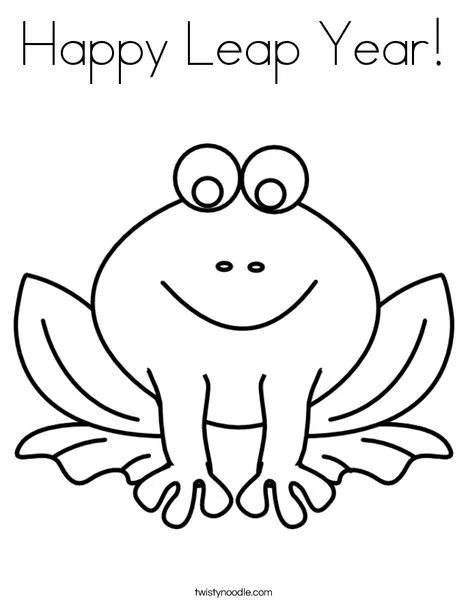 Desenhos de Ano Bissexto Para Colorir 7