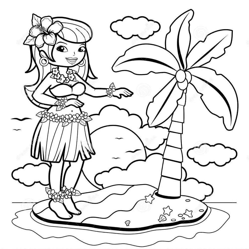 Dia De Lei Pagina Para Colorear 9