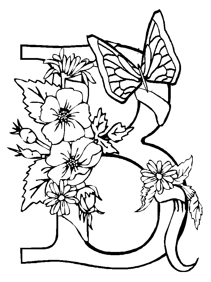 La Letra B Para Colorear 18